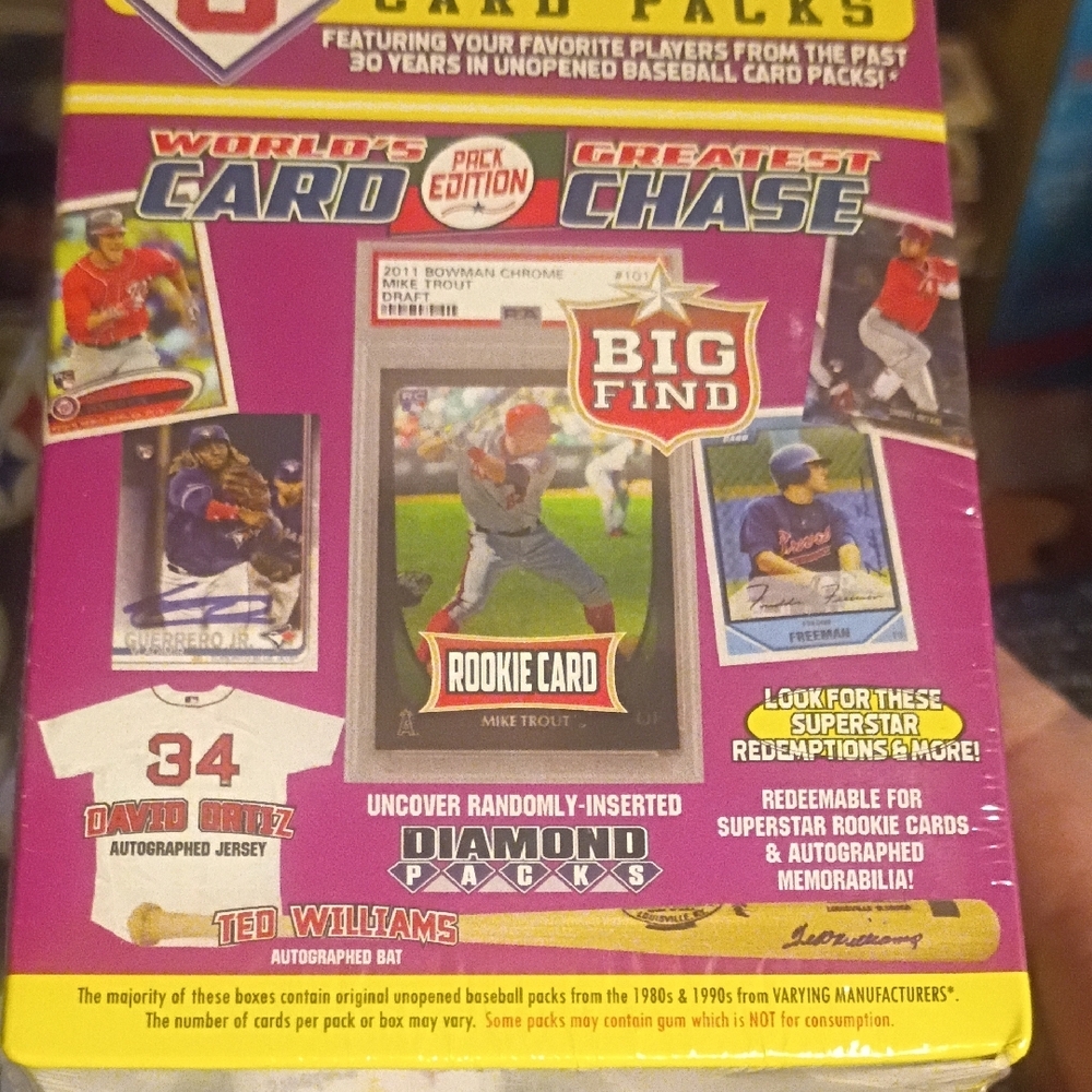 World's Greatest Chase Baseball Card Packs Edition Brand New Shirked Wrapped - Picture 3 of 14